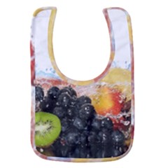 Variety Of Fruit Water Berry Food Splash Kiwi Grape Baby Bib by B30l