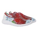 Red Strawberries Water Squirt Strawberry Fresh Splash Drops Women s Slip On Sneakers View3