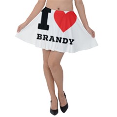 I Love Brandy Velvet Skater Skirt by ilovewhateva