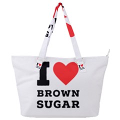 I Love Brown Sugar Full Print Shoulder Bag by ilovewhateva