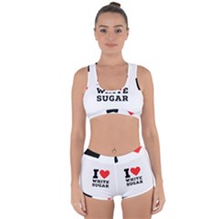 I Love White Sugar Racerback Boyleg Bikini Set by ilovewhateva