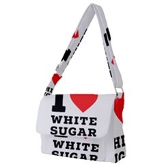 I Love White Sugar Full Print Messenger Bag (s) by ilovewhateva