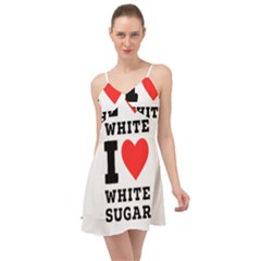 I Love White Sugar Summer Time Chiffon Dress by ilovewhateva