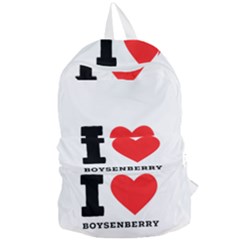 I Love Boysenberry  Foldable Lightweight Backpack by ilovewhateva