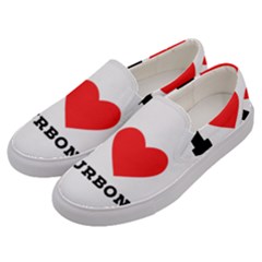 I Love Bourbon  Men s Canvas Slip Ons by ilovewhateva