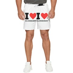 I Love Blueberry  Men s Runner Shorts by ilovewhateva