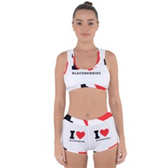 I Love Blackberries  Racerback Boyleg Bikini Set by ilovewhateva