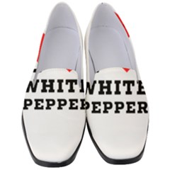 I Love White Pepper Women s Classic Loafer Heels by ilovewhateva