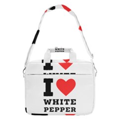 I Love White Pepper Macbook Pro 13  Shoulder Laptop Bag  by ilovewhateva