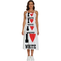 I Love White Pepper Sleeveless Shoulder Straps Boho Dress by ilovewhateva