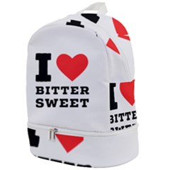 I Love Bitter Sweet Zip Bottom Backpack by ilovewhateva