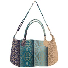 Gold Pattern Texture Golden Ornament Removable Strap Handbag