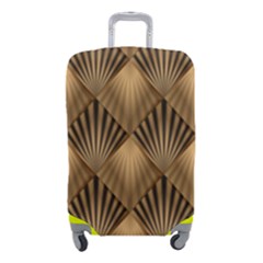 Brown Abstract Background Texture Pattern Seamless Luggage Cover (small)