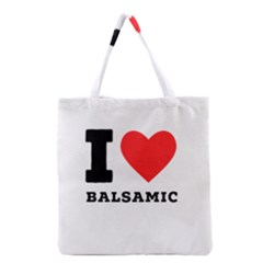 I Love Balsamic Grocery Tote Bag by ilovewhateva