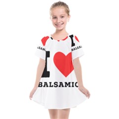 I Love Balsamic Kids  Smock Dress
