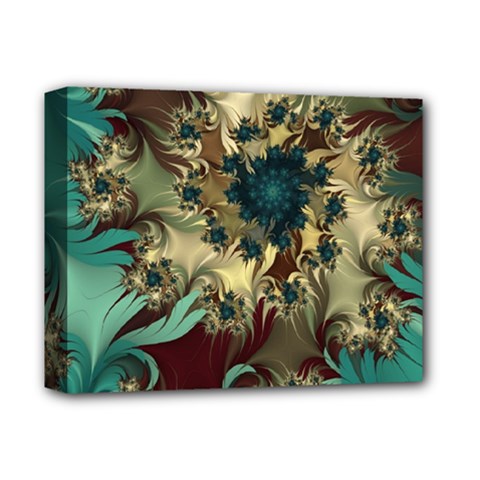 Abstract Design Pattern Art Wallpaper Texture Floral Deluxe Canvas 14  X 11  (stretched) by danenraven