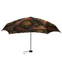 Paisley Abstract Fabric Pattern Floral Art Design Flower Mini Folding Umbrellas View3