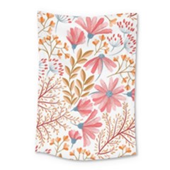 Flowers Pattern Seamless Floral Floral Pattern Small Tapestry