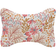 Flowers Pattern Seamless Floral Floral Pattern Seat Head Rest Cushion