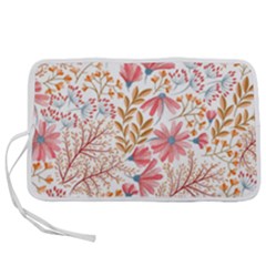 Flowers Pattern Seamless Floral Floral Pattern Pen Storage Case (S)