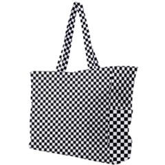 Black And White Checkerboard Background Board Checker Simple Shoulder Bag