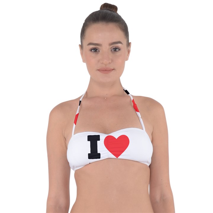 I love asparagus  Halter Bandeau Bikini Top