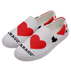 I Love Asparagus  Men s Canvas Slip Ons by ilovewhateva