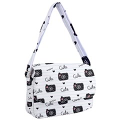 Cute Cameras Doodles Hand Drawn Courier Bag