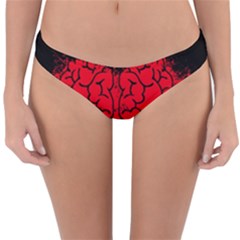 Heart Brain Mind Psychology Doubt Reversible Hipster Bikini Bottoms by Cowasu