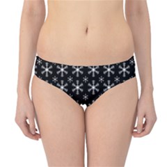 Snowflakes Background Pattern Hipster Bikini Bottoms by Cowasu