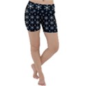 Snowflakes Background Pattern Lightweight Velour Yoga Shorts View1