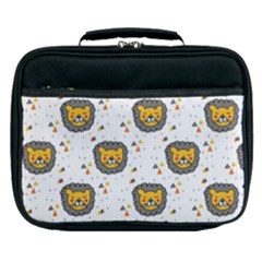 Lion Heads Pattern Design Doodle Lunch Bag