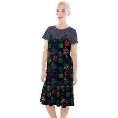 Apples Honey Honeycombs Pattern Camis Fishtail Dress