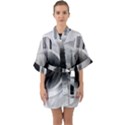 Washing Machines Home Electronic Half Sleeve Satin Kimono  View1