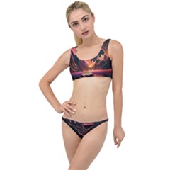 Fire Flame Burn Hot Heat Light Burning Orange The Little Details Bikini Set by Cowasu