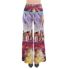 New York Skyline Manhattan City So Vintage Palazzo Pants by Cowasu