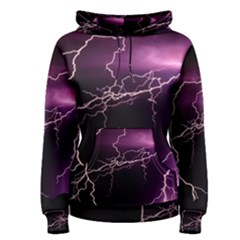 Storm Flashlight Space Nature Women s Pullover Hoodie