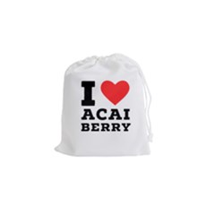 I love acai berry Drawstring Pouch (Small)