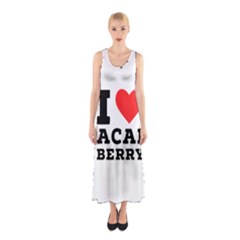 I love acai berry Sleeveless Maxi Dress