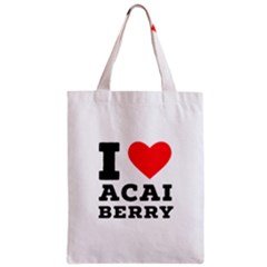 I love acai berry Zipper Classic Tote Bag