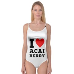 I love acai berry Camisole Leotard 