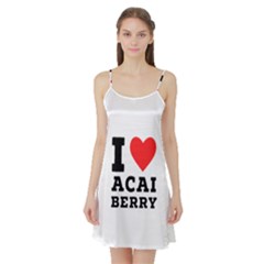 I love acai berry Satin Night Slip