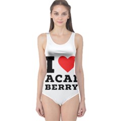 I love acai berry One Piece Swimsuit