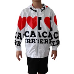 I love acai berry Kids  Hooded Windbreaker