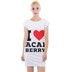 I love acai berry Cap Sleeve Bodycon Dress