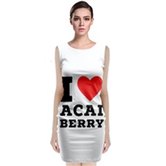 I love acai berry Classic Sleeveless Midi Dress