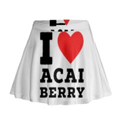 I love acai berry Mini Flare Skirt