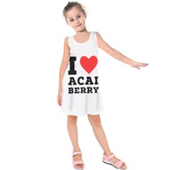 I love acai berry Kids  Sleeveless Dress
