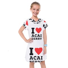 I love acai berry Kids  Drop Waist Dress