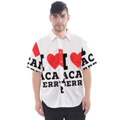 I love acai berry Men s Short Sleeve Shirt